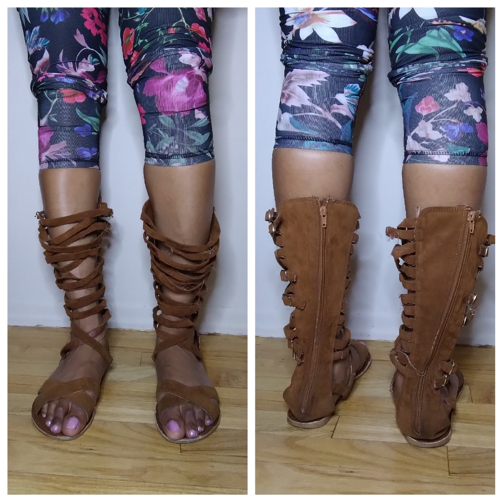 Qupid gladiator sandals